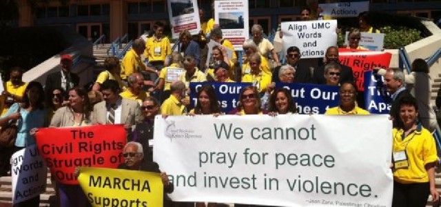 The United Methodist General Assembly convened in Tampa during the week of April 30, 2012. Among the many resolutions on which they voted were two to divest pension funds from...