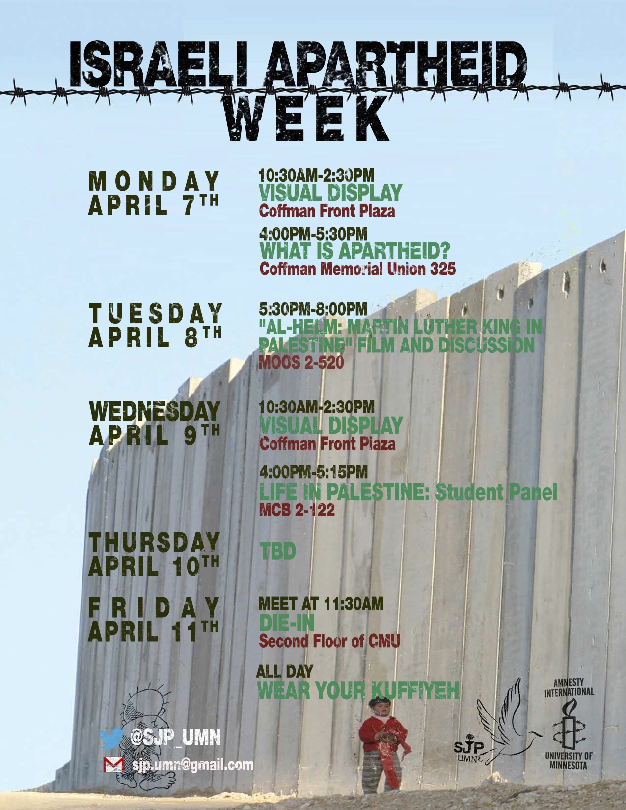 University of Minnesota Israeli Apartheid Week