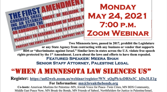 When a Minnesota Law Silences Us